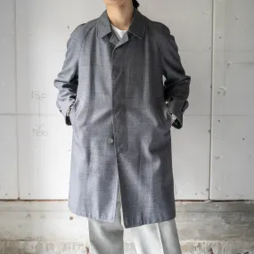 1980-90s Japan vintage salt & pepper like checked coat　